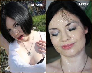 foto amadora Tatiana Kush - Before & After - Bro Banged!
