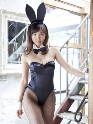 amateur photo Risa Yoshiki in Bunny Costume