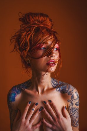 foto amateur Tattooed Beauty