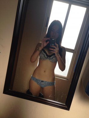 Lingerie Selfie Mirror Undergarment Photography 