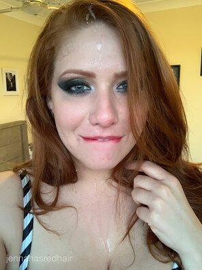 amateur photo All that makeup ruined by cum!