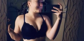 photo amateur New bra fits nicely!