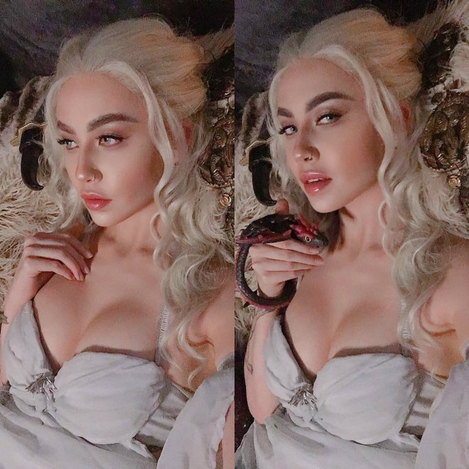 [SELF][OC] Daenerys Targaryen wedding dress cosplay from Game of Thrones ðŸ‰ðŸ”¥ - by [F]elicia Vox