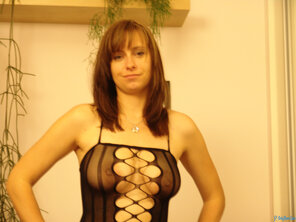 アマチュア写真 Nude Amateur Photos - Hot Brunette Wife Like Naked Posing37