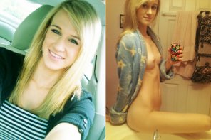 amateur photo Sexy blonde in a robe