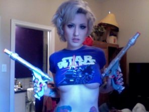amateur pic May the fifth be with her
