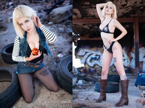 photo amateur Android 18 erocosplay from Dragon Ball Z! What did you wish for to Shenron? ~ Kerocchi