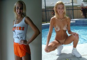 amateur photo Hot amateur dressed and naked