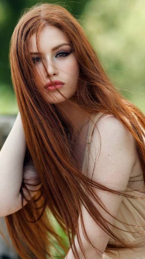 Pretty and innocent ginger