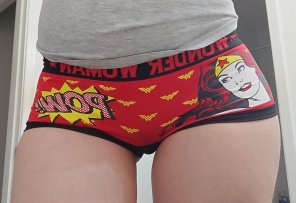 amateurfoto [F] My new Wonder Woman panties!