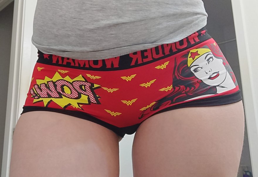 [F] My new Wonder Woman panties!