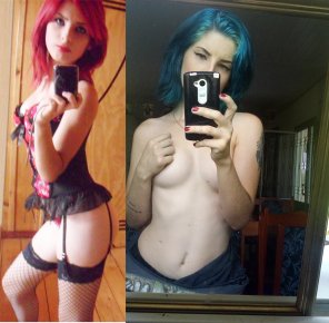 photo amateur before/five years and a son later [f]