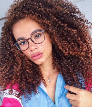 foto amadora matching curls