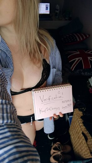 Veri[f]ication! :) The other two pictures are in the comments. :)