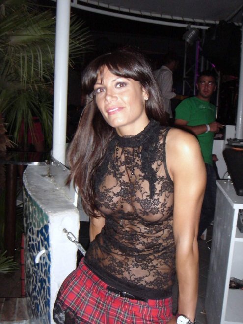 Hot Milf at the Cocktail Bar