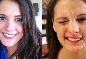 アマチュア写真 Before-And-After-Cum-Facials-10-640x440