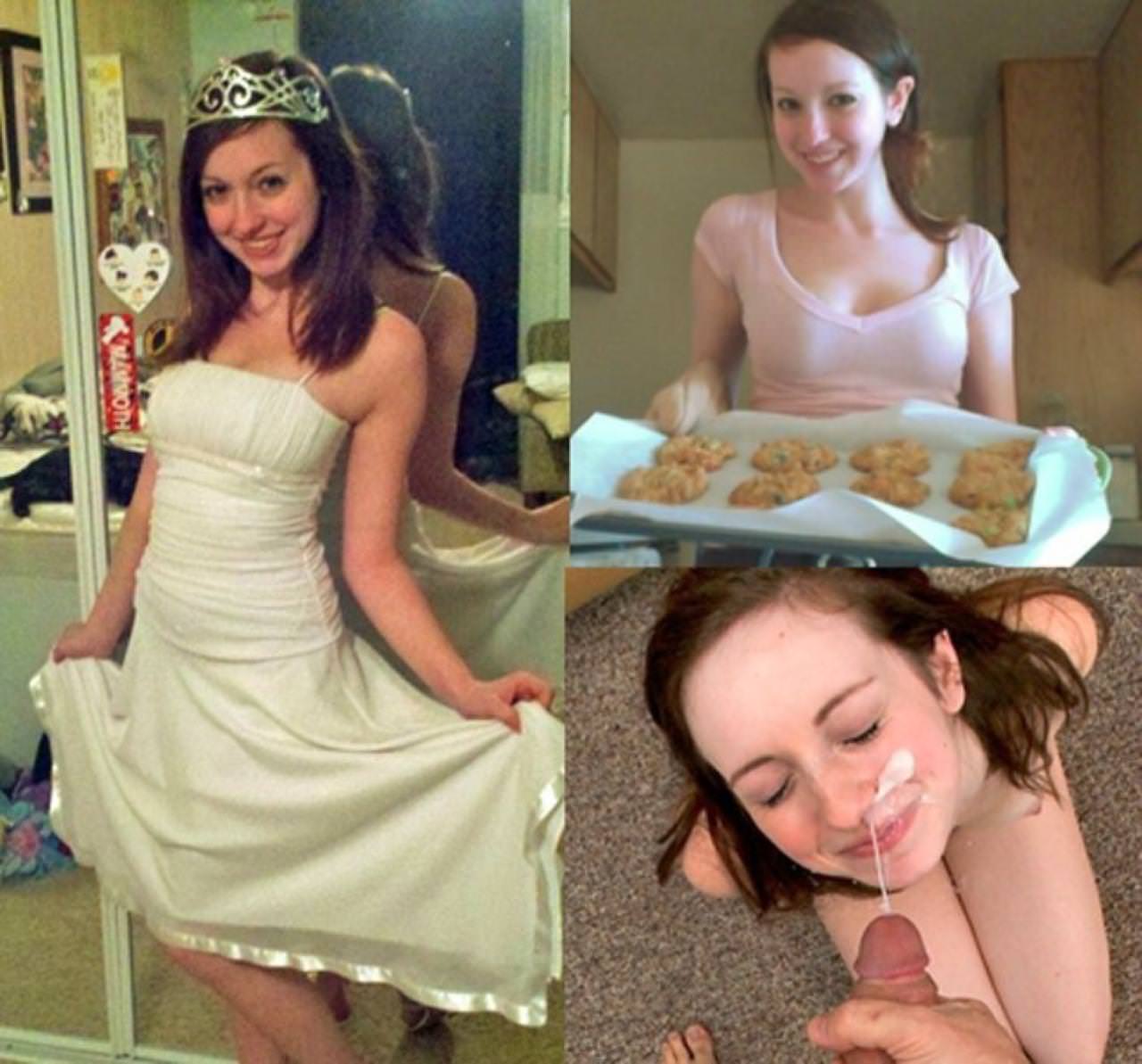 She's the prom queen; she's a domestic type who bakes cookies; she's a  cumslut who takes her facials with a smile. Porn Pic - EPORNER