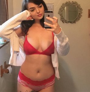 foto amadora Sexy Red Underwear