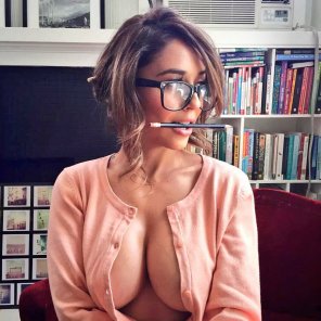 foto amadora 10/10 Can be my librarian