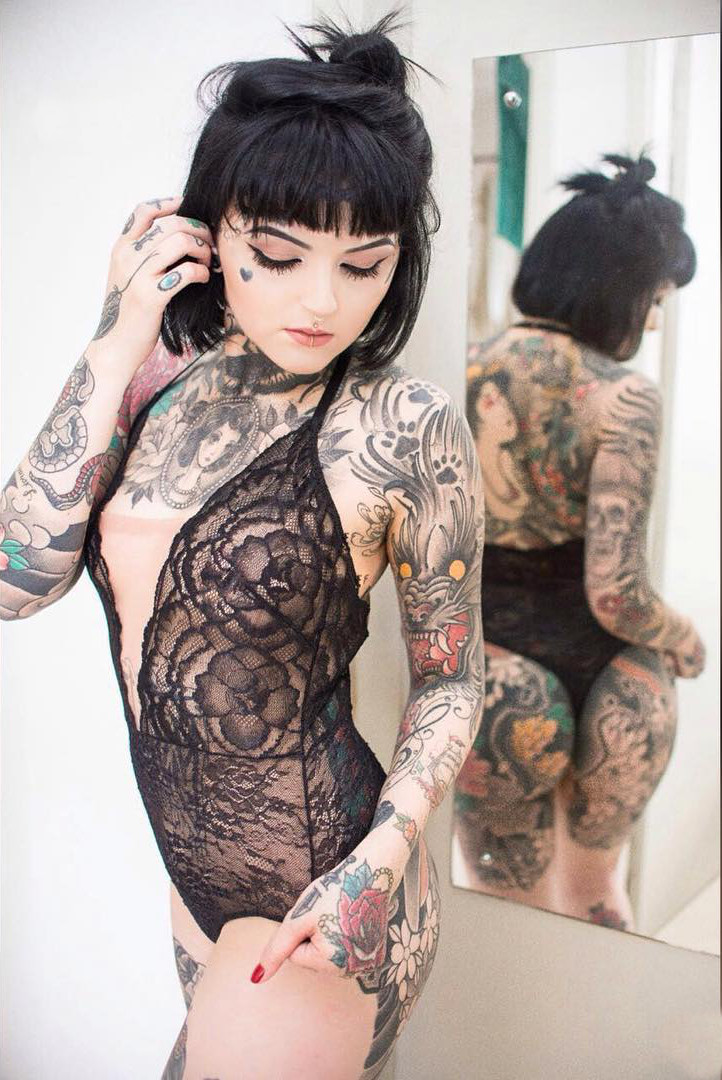 Tattoo Clothing Skin Beauty Black hair Porn Pic - EPORNER