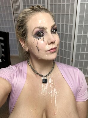 Cum, spit and black tears. Good combo?