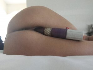 amateur pic My lips around a toy