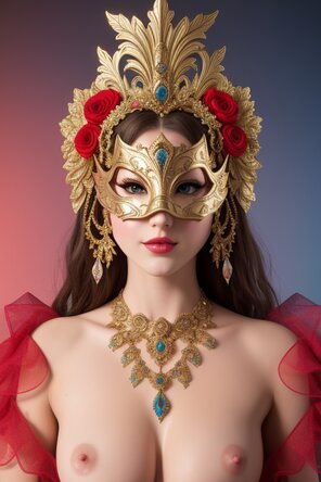 アマチュア写真 20116-3124459609-Costume. Venice carneval mask. Face. Sex. Erotica. NSFW Fuck., Procedural patterns. Ornaments and Jewelry. full bcolorful, in in