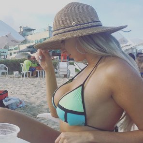 amateur pic Clothing Hat Bikini Sun hat Summer 