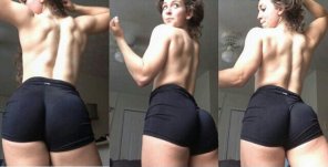 amateur-Foto Back muscles and a booty