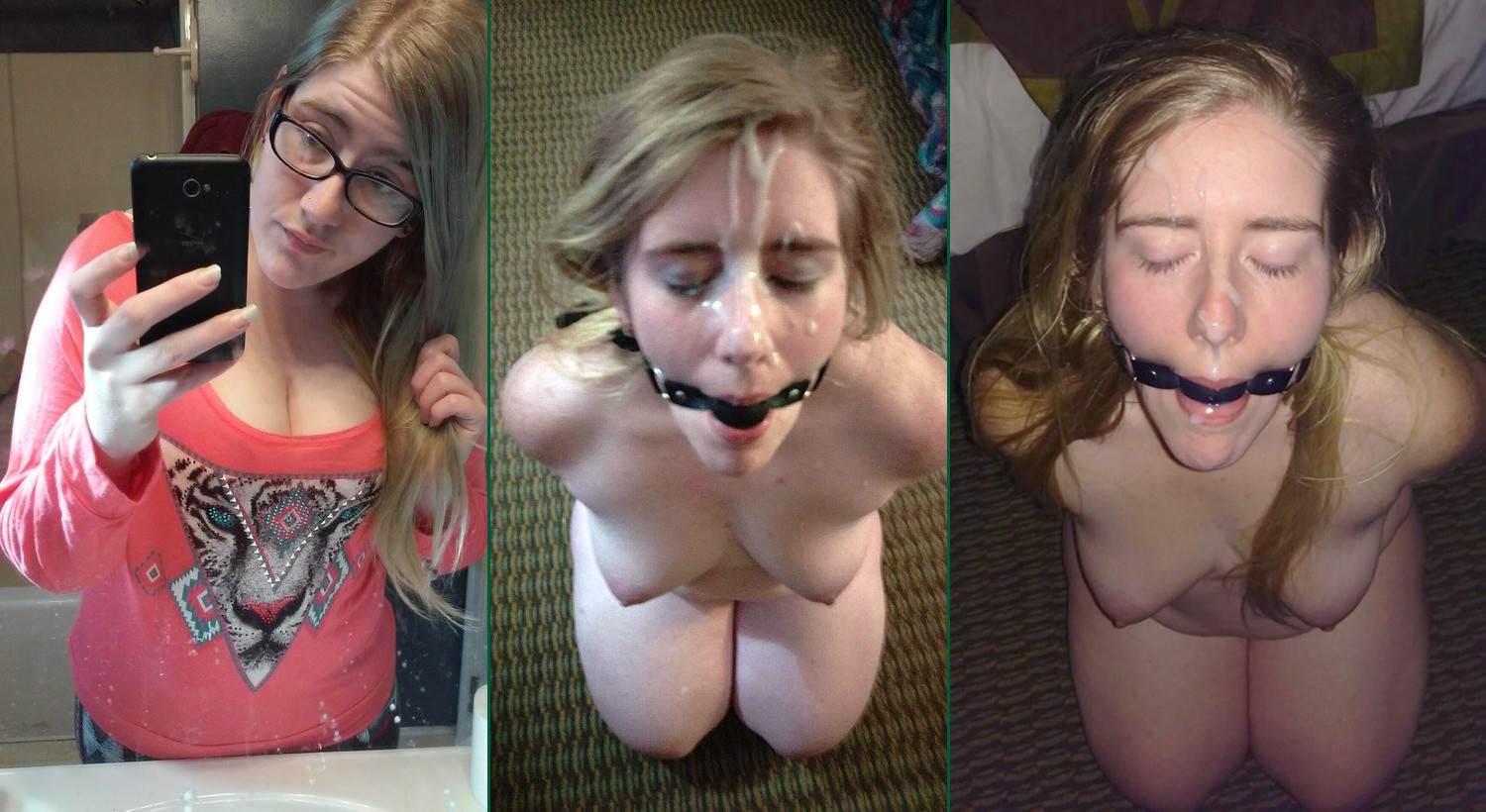Before & after blonde amateur Porn Pic - EPORNER