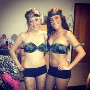 foto amateur Army Chicks.