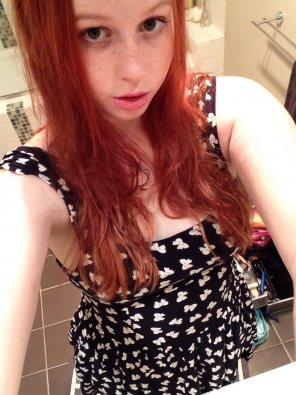 foto amateur Cute redhead