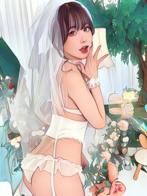 amateurfoto けんけん (Kenken - snexxxxxxx) White Wedding Dress (9)