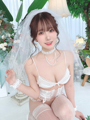 foto amadora けんけん (Kenken - snexxxxxxx) White Wedding Dress (15)