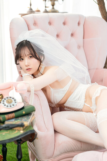 けんけん (Kenken - snexxxxxxx) White Wedding Dress (22)