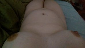foto amateur My point of view laying in bed this morning