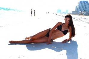 photo amateur black bikini