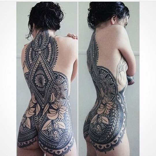 Side and back