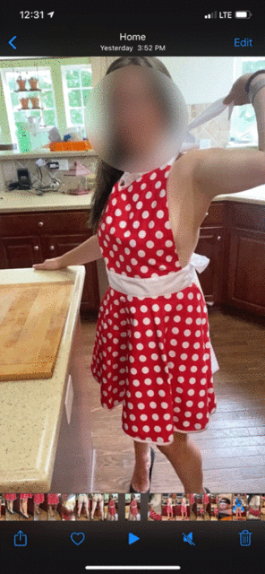 amateur photo Since a few of you liked the pics of my new apron, I thought I'd show you what I did for hubs when he got home ðŸ˜˜