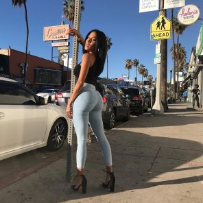 amateur pic White Clothing Jeans Beauty Street fashion 