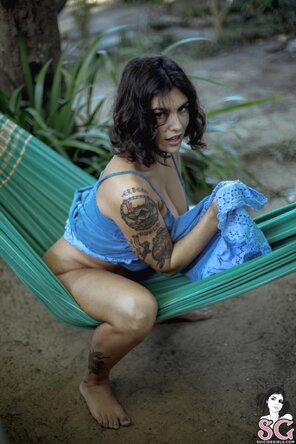 Suicide Girls - Camille - Forest Green-06