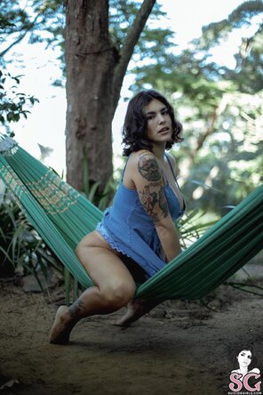photo amateur Suicide Girls - Camille - Forest Green-07