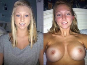 amateur photo Cute Young Blonde with nice round tits