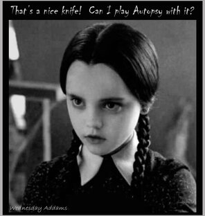photo amateur Humor-Halloween-Wednesday-Addams_002