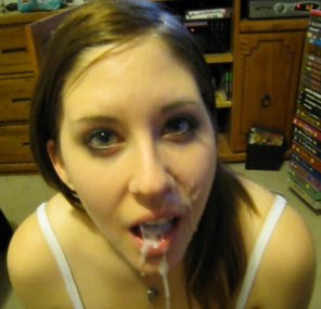 photo amateur cum on face