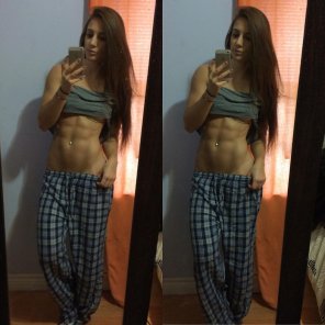 foto amateur Lovely abs