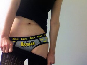 foto amadora Batman undies