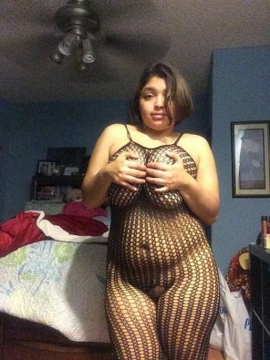 amateur pic Sexy Fishnet Outfit.
