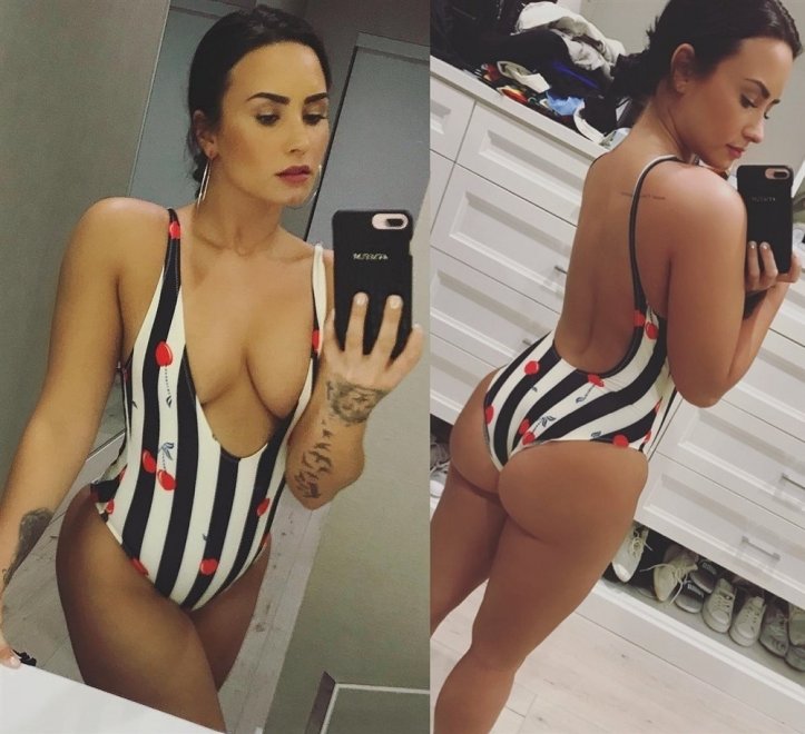 Demi Lovato's ass is no joke