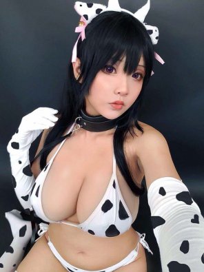 foto amadora Hana bunny as a cow NSFW
